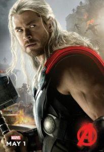 AVENGERS AGE OF ULTRON poster Chris Hemsworth