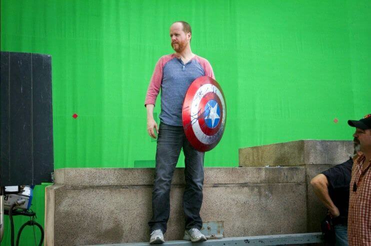 AVENGERS Behind the Scenes | Joss Whedon with Captain America Shield