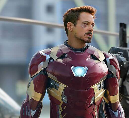 AVENGERS Robert Downey Jr as Iron Man