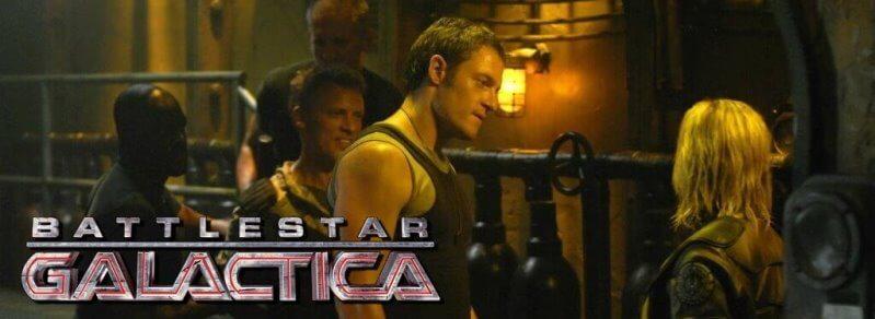 BATTLESTAR GALACTICA Tahmoh Penikett Katie Sackoff 4x07 2008