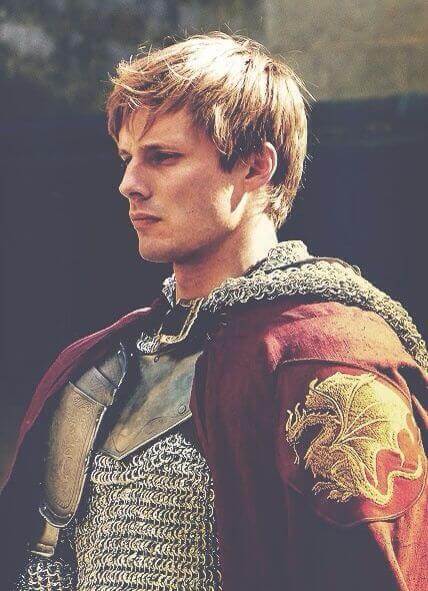 Bradley James as King Arthur MERLIN 2012