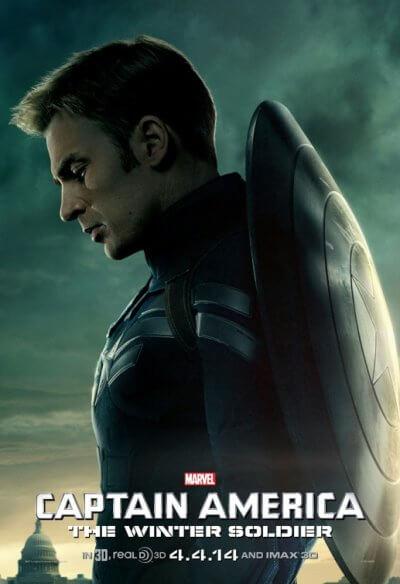 CAPTAIN AMERICA THE WINTER SOLDIER poster Chris Evans