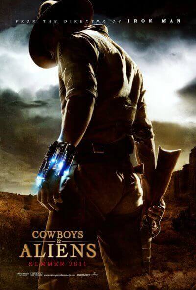 COWBOYS AND ALIENS poster