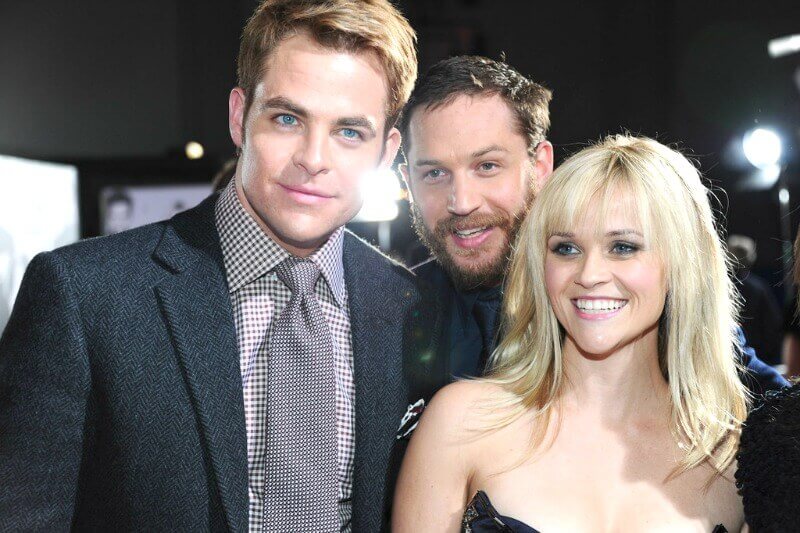 Chris Pine Tom Hardy Reese Witherspoon at the THIS MEANS WAR Premiere