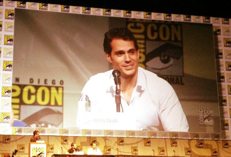 Comic Con Henry Cavill MAN OF STEEL panel 2012