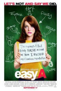 EASY A poster Emma Stone
