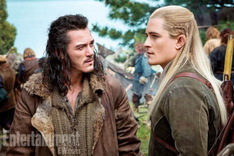 HOBBIT DESOLATION OF SMAUG Orlando Bloom Luke Evans