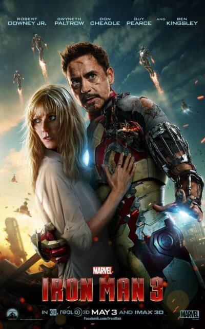 IRON MAN 3 poster Robert Downey Jr
