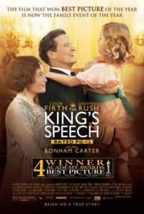 KINGS SPEECH poster