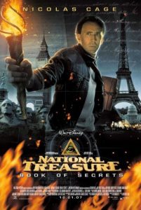 NATIONAL TREASURE 2 BOOK OF SECRETS poster