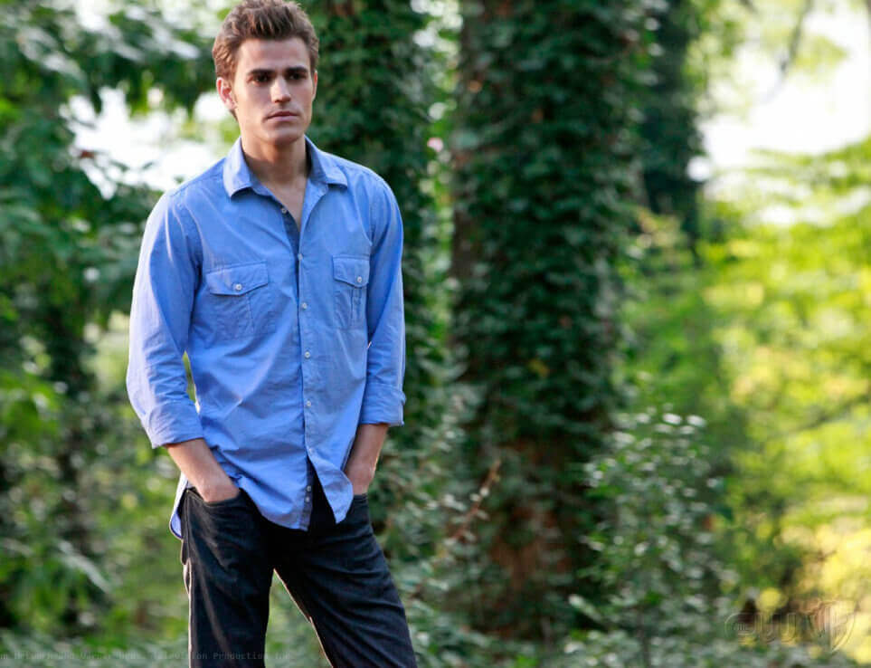 Paul Wesley VAMPIRE DIARIES Promo 2013