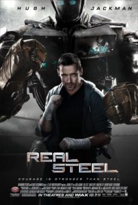 REAL STEEL poster Hugh Jackman