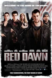 RED DAWN poster Chris Hemsworth