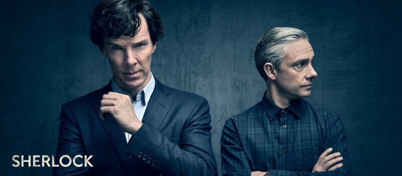 SHERLOCK BBC Benedict Cumberbatch Martin Freeman 2014