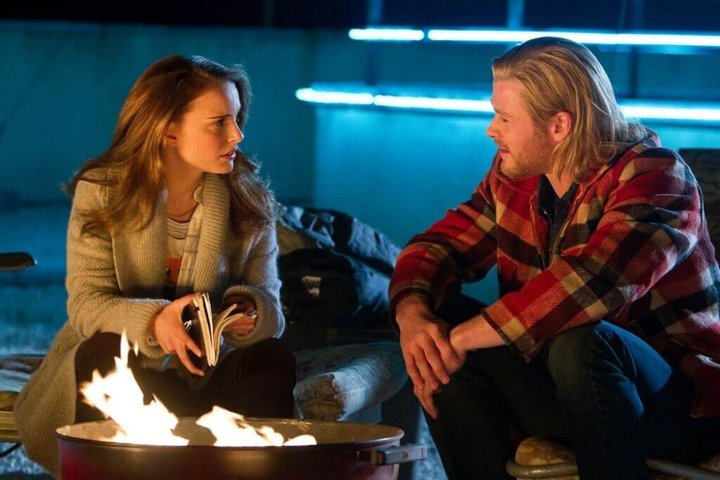 THOR Chris Hemsworth as Thor Natalie Portman as Jane Foster