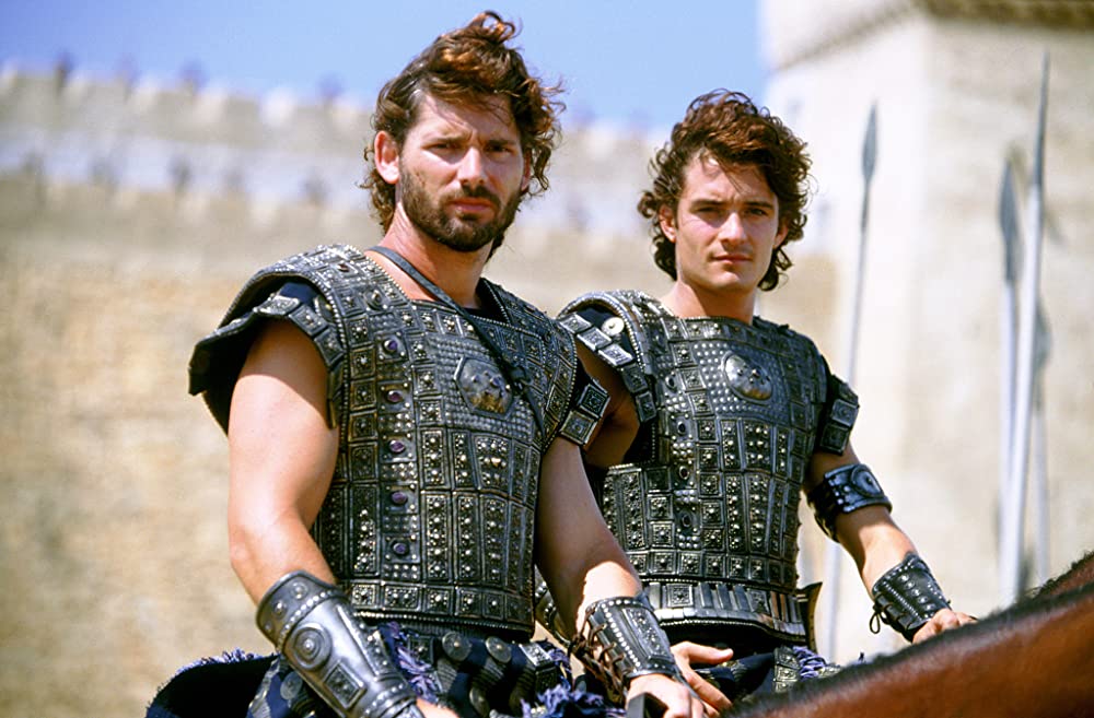 TROY Eric Bana as Hector and Orlando Bloom as Paris