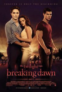 TWILIGHT BREAKING DAWN Part 1 poster Robert Pattinson Taylor Lautner