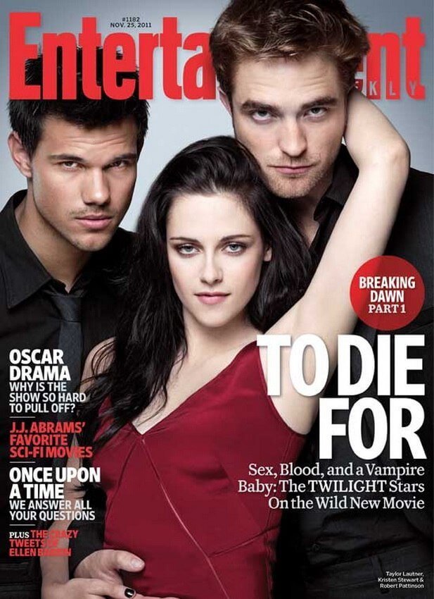 TWILIGHT Robert Pattinson Taylor Lautner EW July 2008 cover