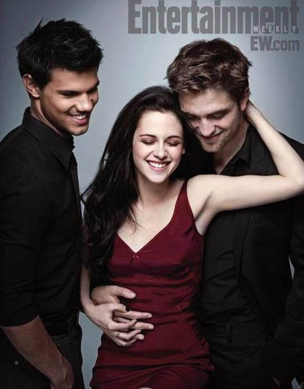 TWILIGHT Robert Pattinson Taylor Lautner EW July 2008