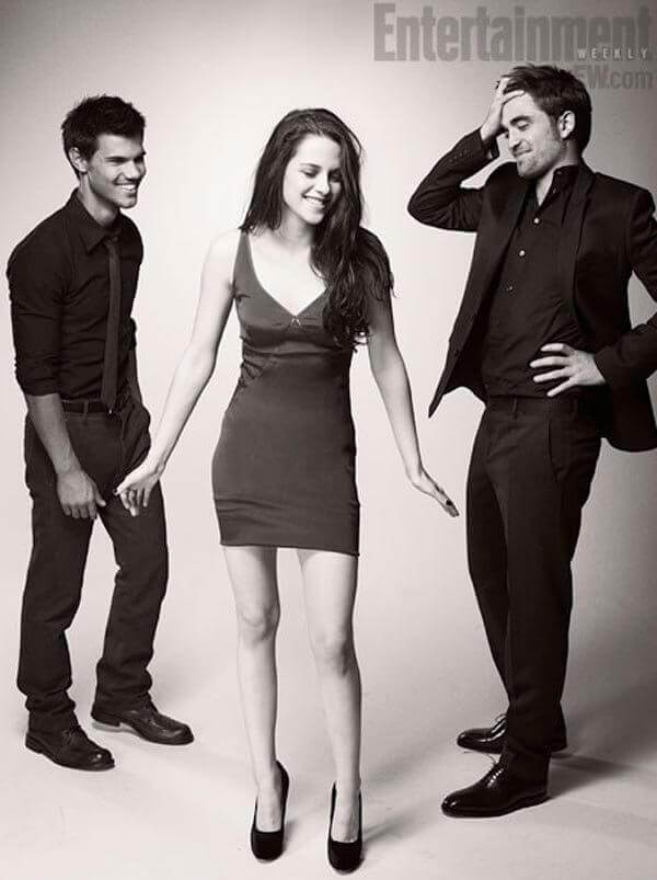 TWILIGHT Taylor Lautner Robert Pattinson EW July 2008